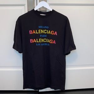 Balenciaga T shirt with Ombre Logo